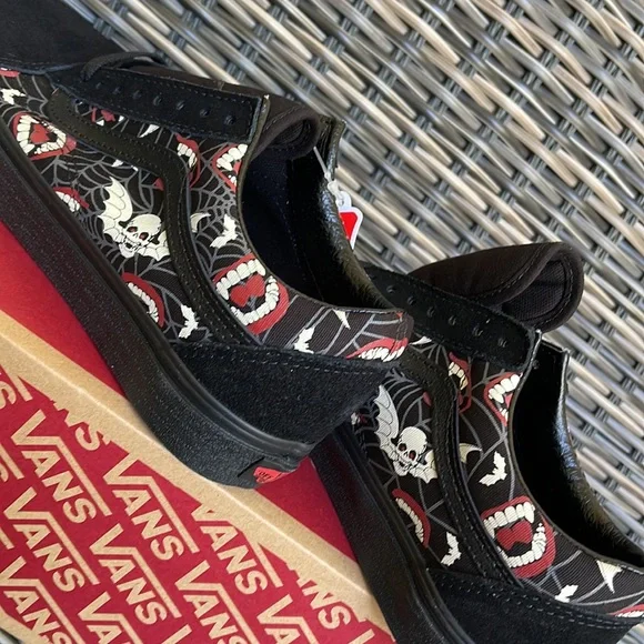 Vans Old Skool Glow Frights Black/Black MENS - Picture 15 of 16